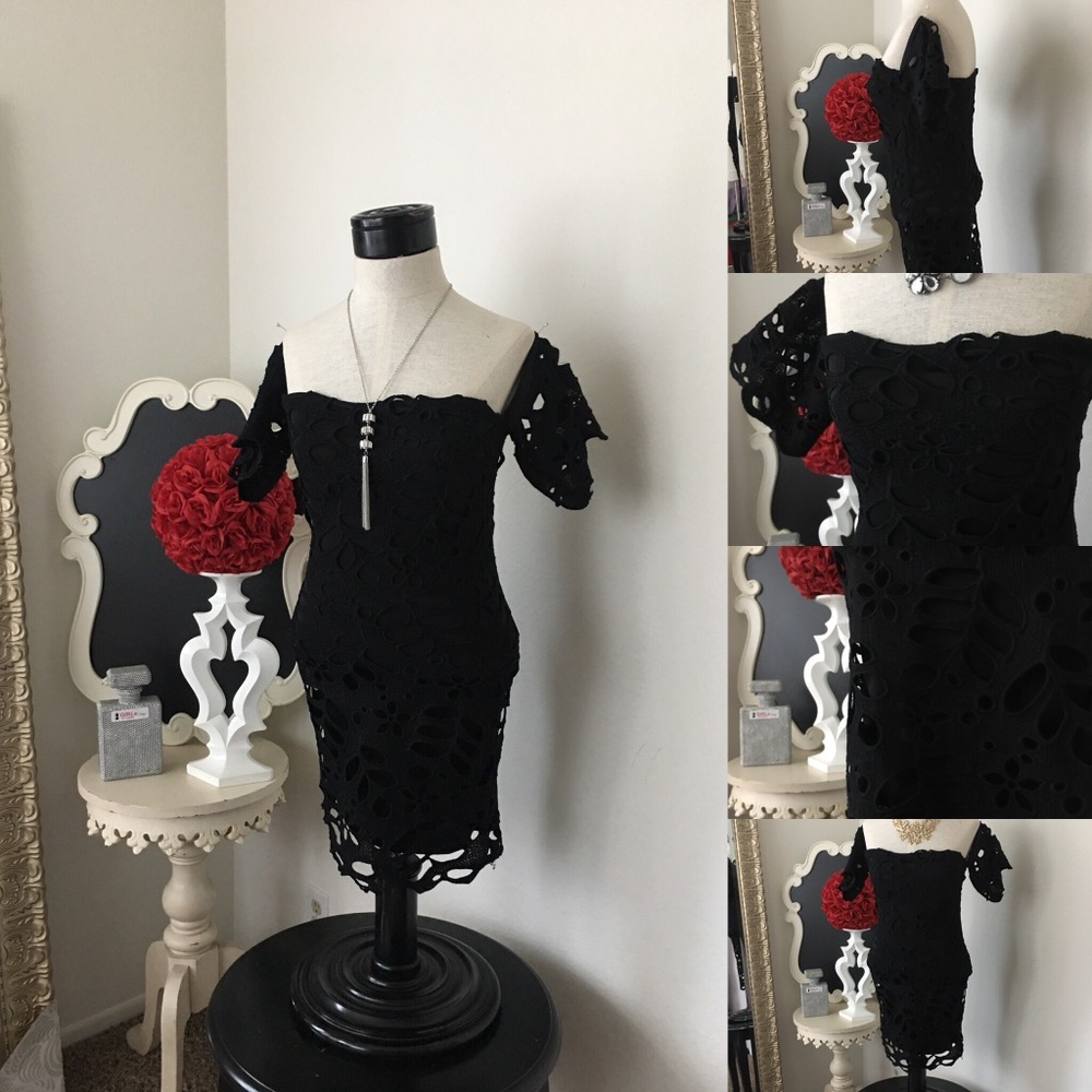 🌺Tea & Cup 
Black Dress